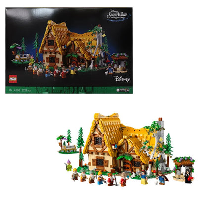 LEGO 43242 Snow White and Seven Dwarfs Forest Hut Building Blocks Children's Toy Gift