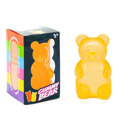 Needoh Little Bear Squeeze Stress Relief Cube Pressure-Relief Anxiety Sensory Tool Slow-Rebound Focus Desk Educational Gadget
