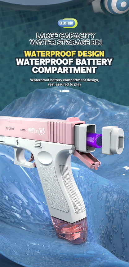 Electric Water Gun Pistol 10M Long Range Portable Guns M416 Children Summer Beach Outdoor Fight Shooting Toys for Boys Kid Games