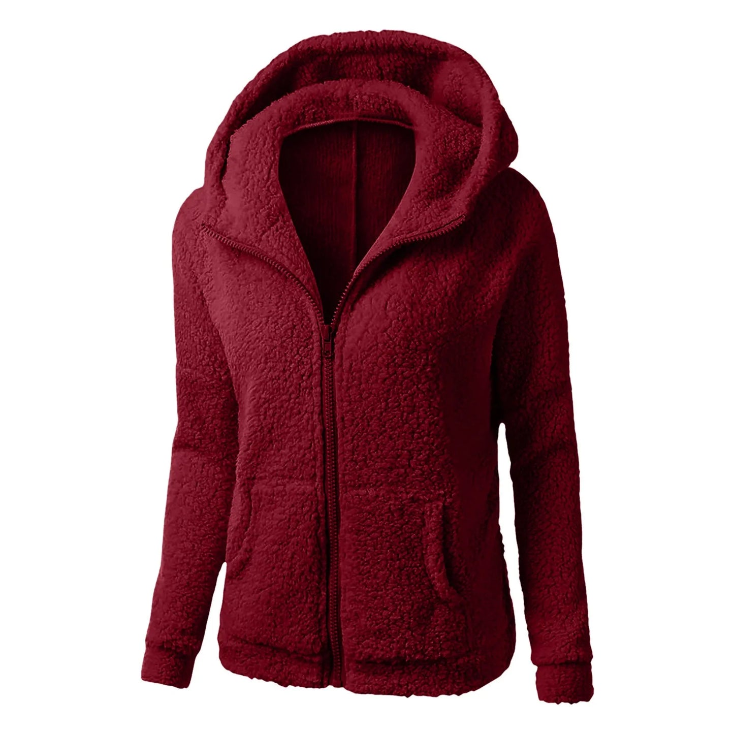 Plush Jacket Women Zip Up Hoodies Lightweight Fleece Lined Fall Winter Coats Comfy Warm Jackets Trendy Rain Jacket Coats