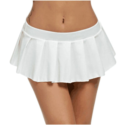New Women's Pleated Mini Skirt Low Waist Y2K A Line Skirts Summer Solid Faldas Mujer Sexy Club Party Hot Girl Miniskirt 스커트