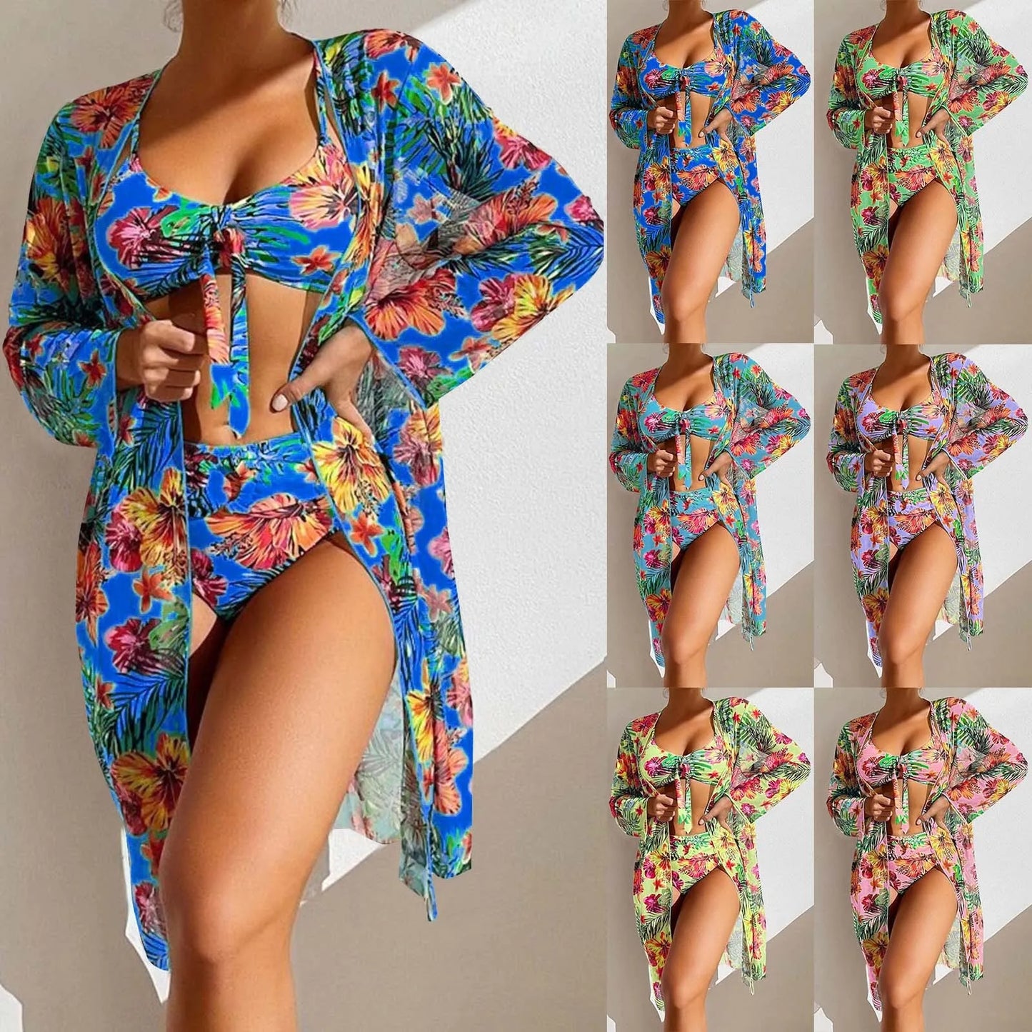 2025 Separate Swimsuits Tankini Set Female Swimwear Sports Beach Wear 3 Piece Bikini Set Cover Up Swimsuit With Shorts 비키니