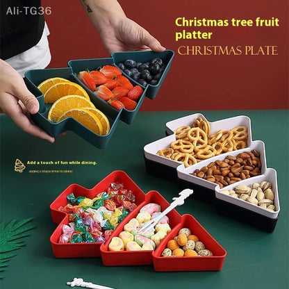 Christmas Tree Fruit Plate, Merry Christmas Decorations, Home Decorations, Xmas Gifts, Happy New Year, 2022