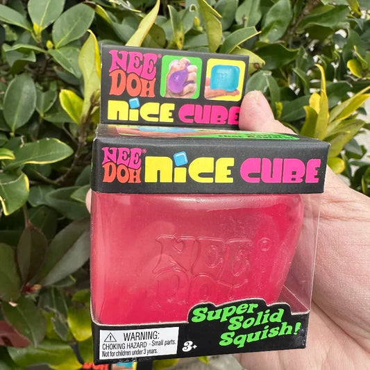 Needoh Nice Cube Sensory Stress Reliever Fidget Tool for Anxiety & Focus Desk Sensory Cube for Adults & Kids