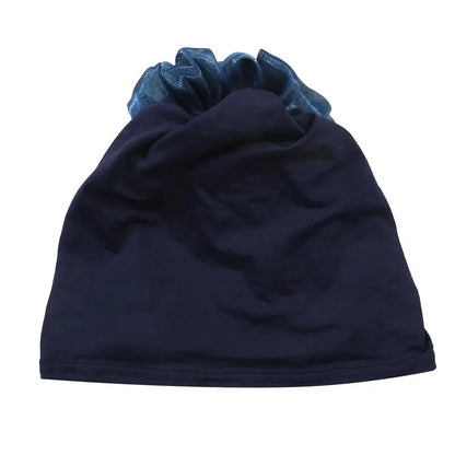 Women's Hats Spring Summer Floral Beanie Hat Muslim Stretch Turban Hat Cap Hair Loss Headwear Hijib Cap