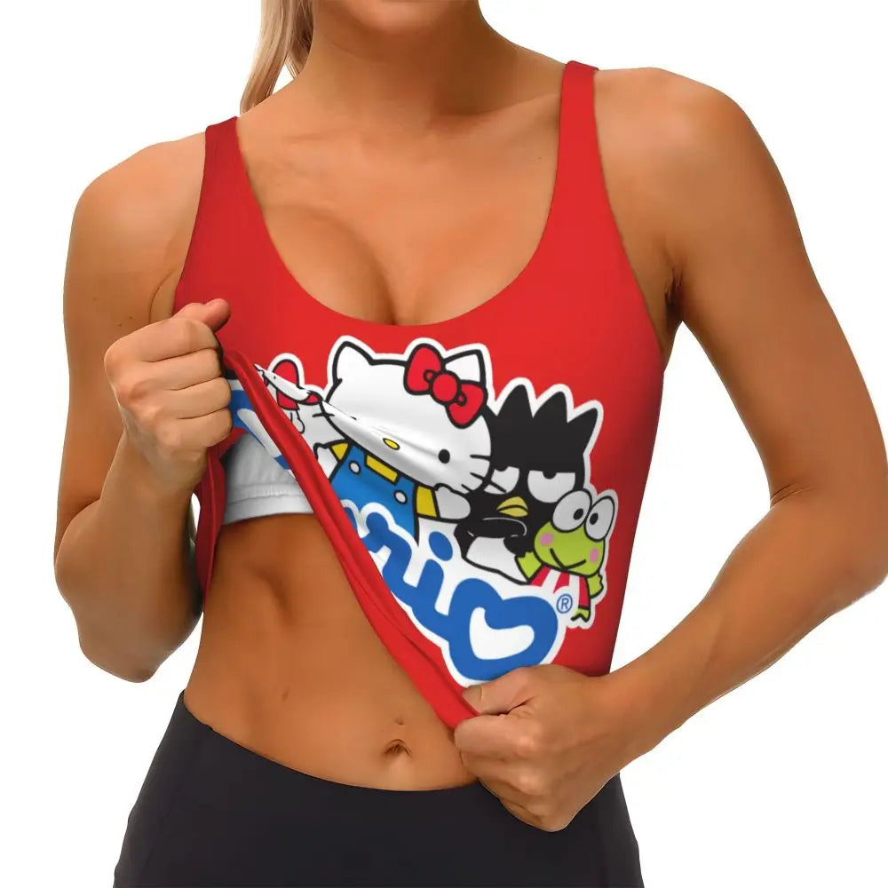 EtherealBe Hello Kitty Sports Bra for Women