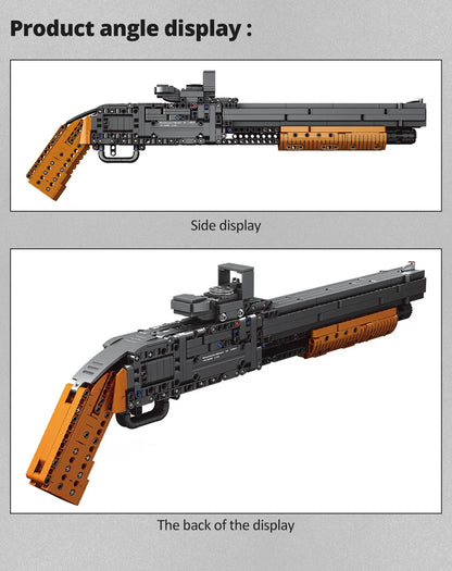 ZKZC WW2 Military Weapon Shotgun Sniper Rifle Assault Rifle Building Block City Police Pistol Brick Children Toys Gifts