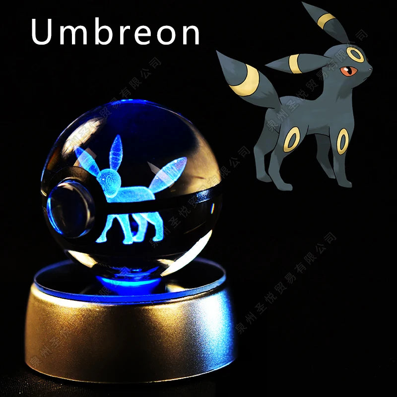 EtherealBe Pokemon 3D Crystal Ball Night Light
