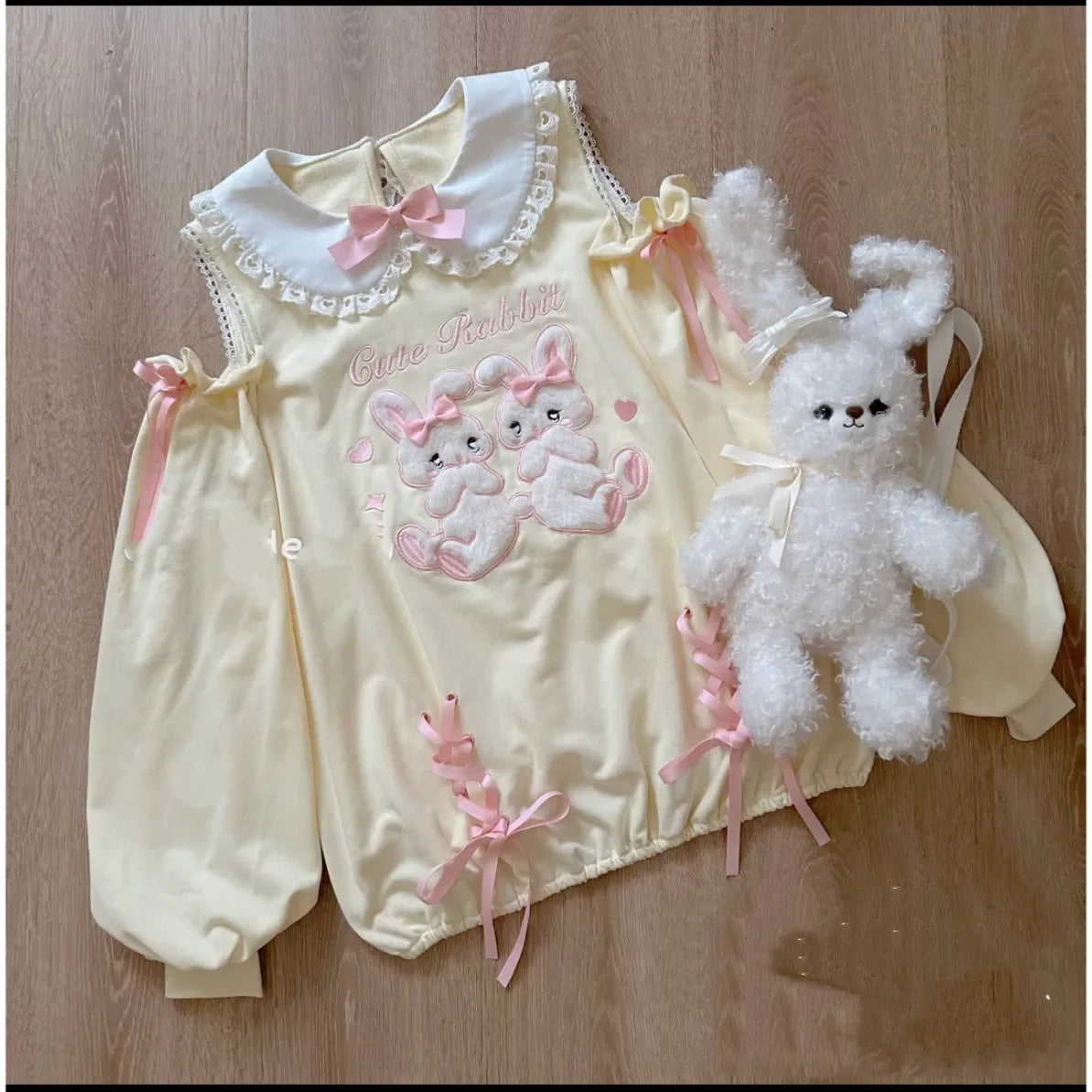 2026 Spring Japanese Cute T-shirts Women Casual Y2k Crop Top Kawaii Blouse and Mini Cake Skirts Outwear Lolita Vintage Tees Chic
