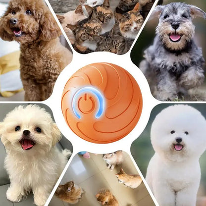 Smart Dog Toy Ball Electronic Interactive Pet Toy Moving Ball USB charging Moving for Puppy Birthday Gift Cat Products