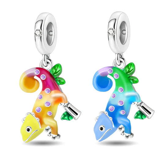 925 Sterling Silver Sunflower Halloween Lizard Pumpkin Pendant Bead Diy Bracelet Bangle Making Gift Of High Quality Fine Jewelry