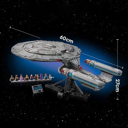 3600Pcs New Version Star Trek USS Enterprise NCC-1701-D Large Building Blocks Set Model Display Gift for Adults & Kids