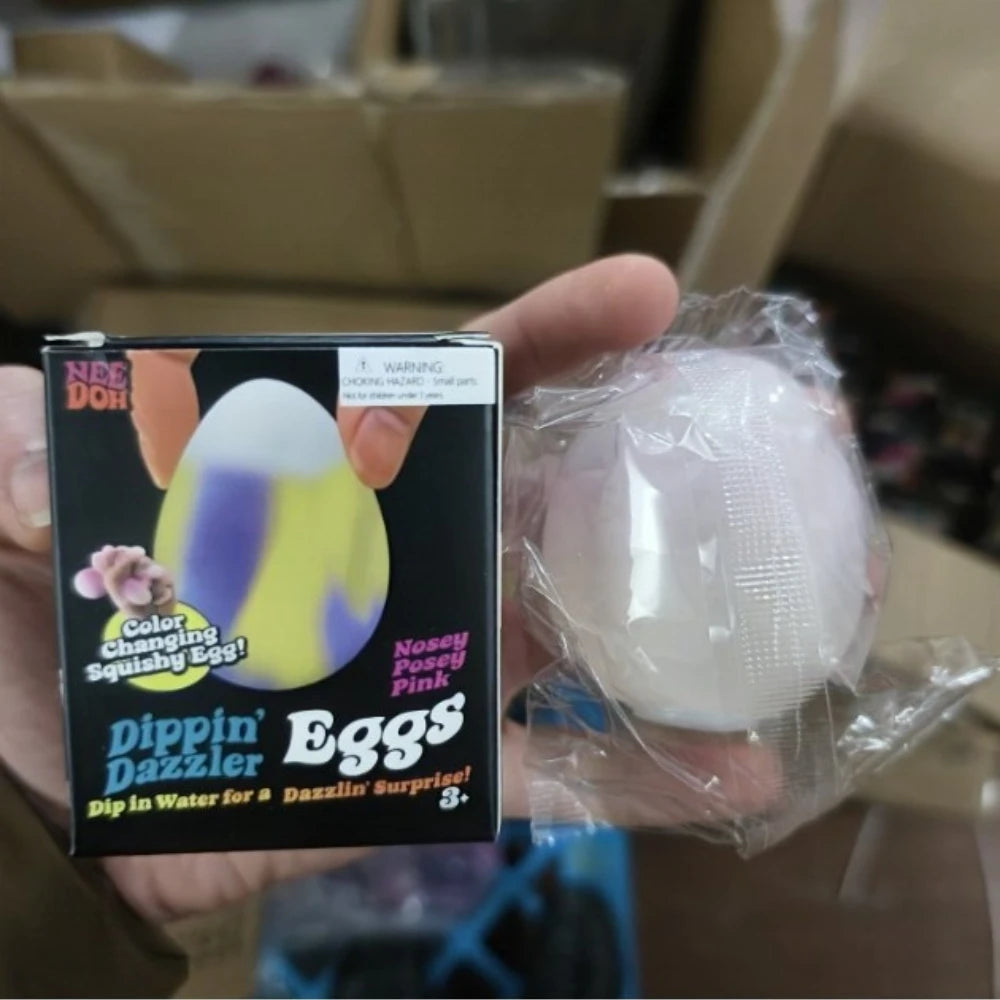 2026 Needoh Golden Egg Hunt Game Blind Box Easter Fidget With With Squishy Surprise Stress Relief Squeeze For Kids' Easter Party