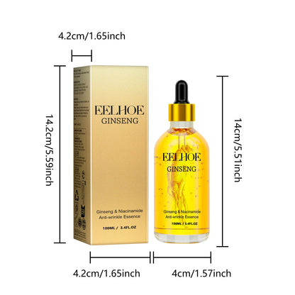 Ginseng Face Serum Natural Organic Plant Essence Reduce Wrinkles Shrink Pores Moisturize Nourish The Skin. Facial Care Products
