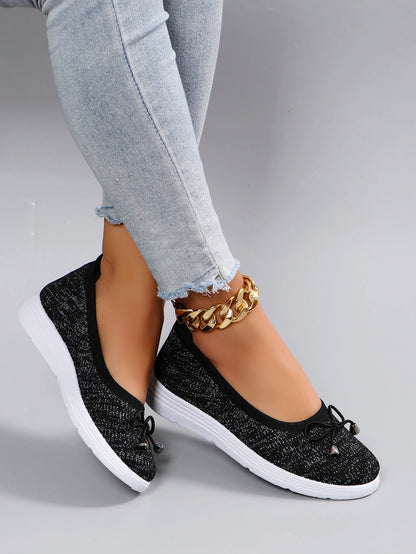 Spring new women's sports shoes, fashionable, breathable, lightweight, non-slip, wear-resistant, casual sports shoes, flat shoes