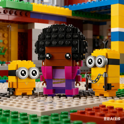 Lego Block Square Head Series 40367 40378 40421 40443 Statue of Liberty Square Children's Toy Gifts