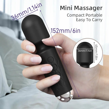 Portable Electric Massage Stick with 8 Adjustable 20 Modes, Suitable for The Back/Neck/Legs/Waist, Relieving Fatigue