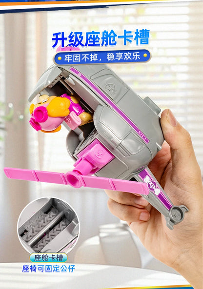 Original Paw Patrol Rex’s Dinosaur Rescue Vehicle with Collectible Action Figure Anime Doll Kids Toy Birthday Christmas Gift