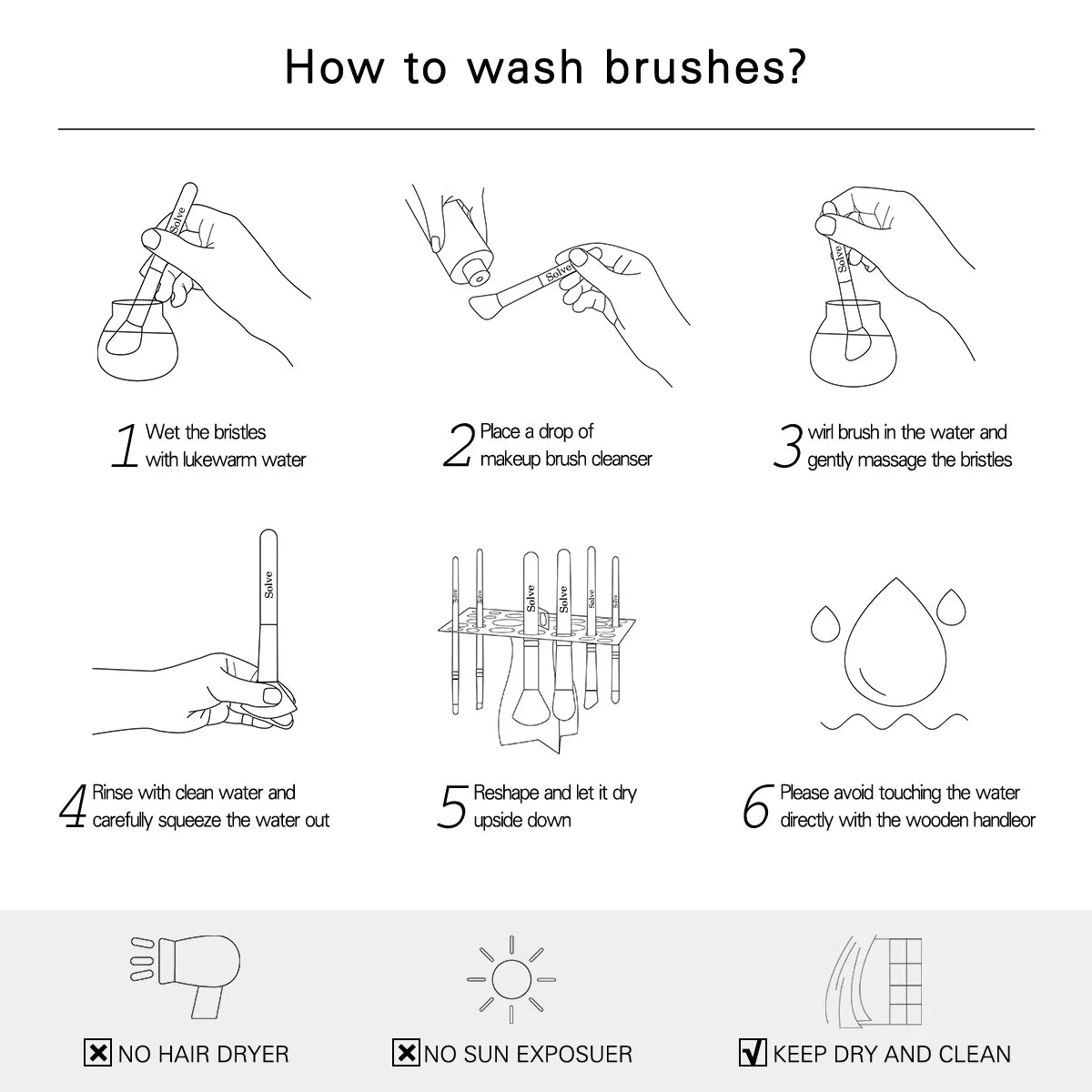 8/22/34Pcs Makeup Brush Set Portable Soft Eyeshadow Brushes Powder Foundation Brush Multipurpose Blending Cosmetic Beauty Tool