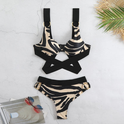 Sexy High Waist Bikini Swimsuit Brazilan Bikini Set Swimwear for Women High Leg Push Up Two Piece Bathing Suits Summer Female