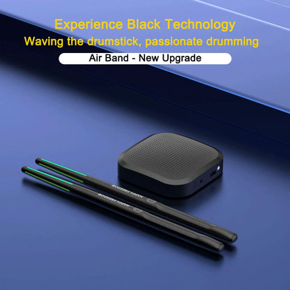 Electric Air Drumsticks Portable Electronic Virtual Air Drum Drumsticks Pedals Virtual Reality Drum Kit Gift for Adults Kids