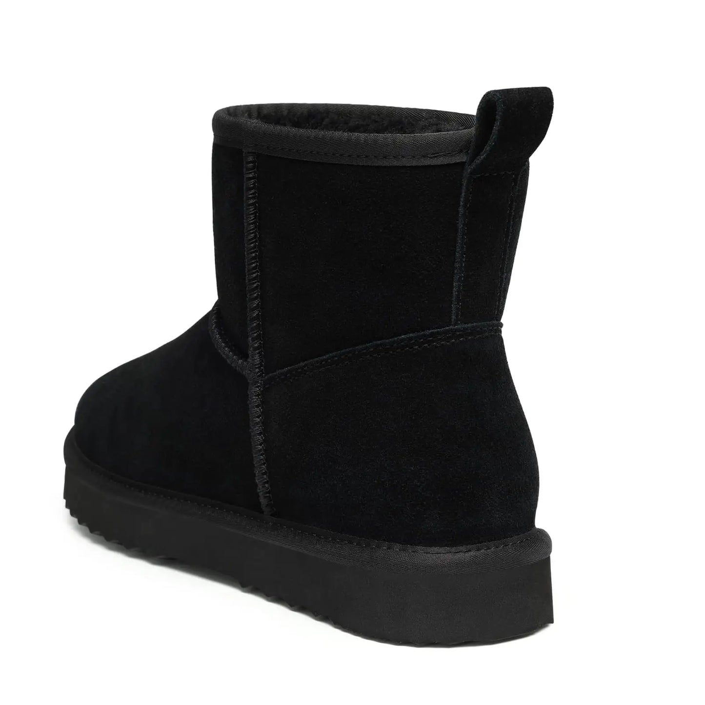 Evshine Winter Mini Snow Boots For Women Plush Lined Warm Suede Snow Boots Comfy Fuzzy Boots Fur Home Ankle Boots Lady Snow Boot