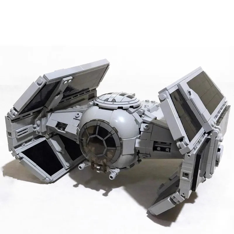 MOC Space Wars Weapon Imperial TIE Fighter Bomber Spaceship Sets Building Blocks Kid Toys Boys Christmas Gift