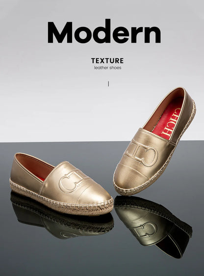 Womens Sneakers Round Toe Lace-up Flat Stylish Leather Casual Shoe Comfortable Women Vulcanized Shoes