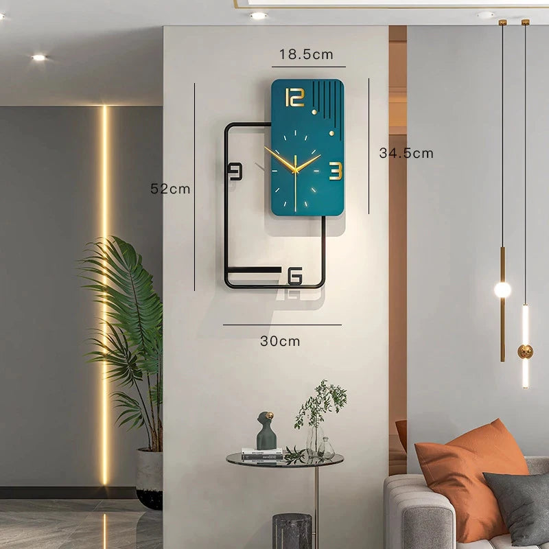 37/47inches Home decorations big mirror wall clock Modern design large decorative designer wall sticker unique gift