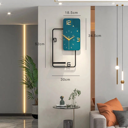 37/47inches Home decorations big mirror wall clock Modern design large decorative designer wall sticker unique gift