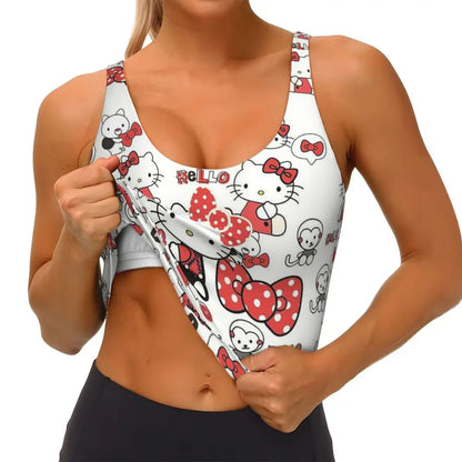 EtherealBe Hello Kitty Sports Bra for Women