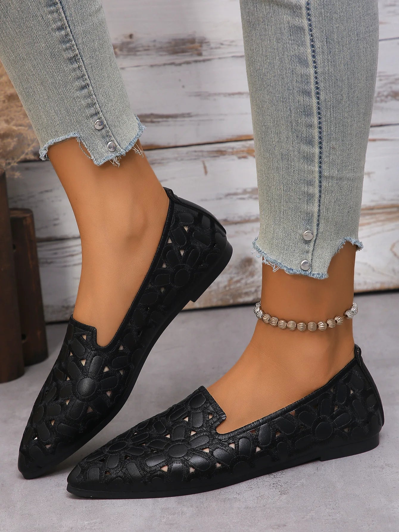 EtherealBe Women's Embroidered Loafers for Chic Style