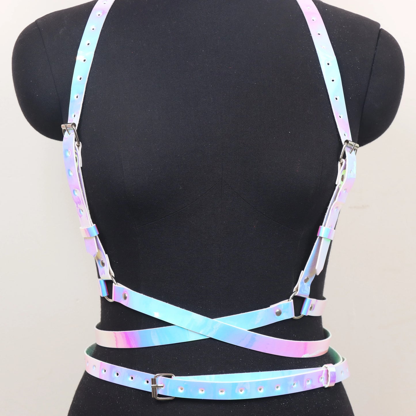 Women's Accessories Corset Waist Belt Harness Fashion Luxury Female Belt Goth Gothic Faux Leather Harness Belt Chain Belt