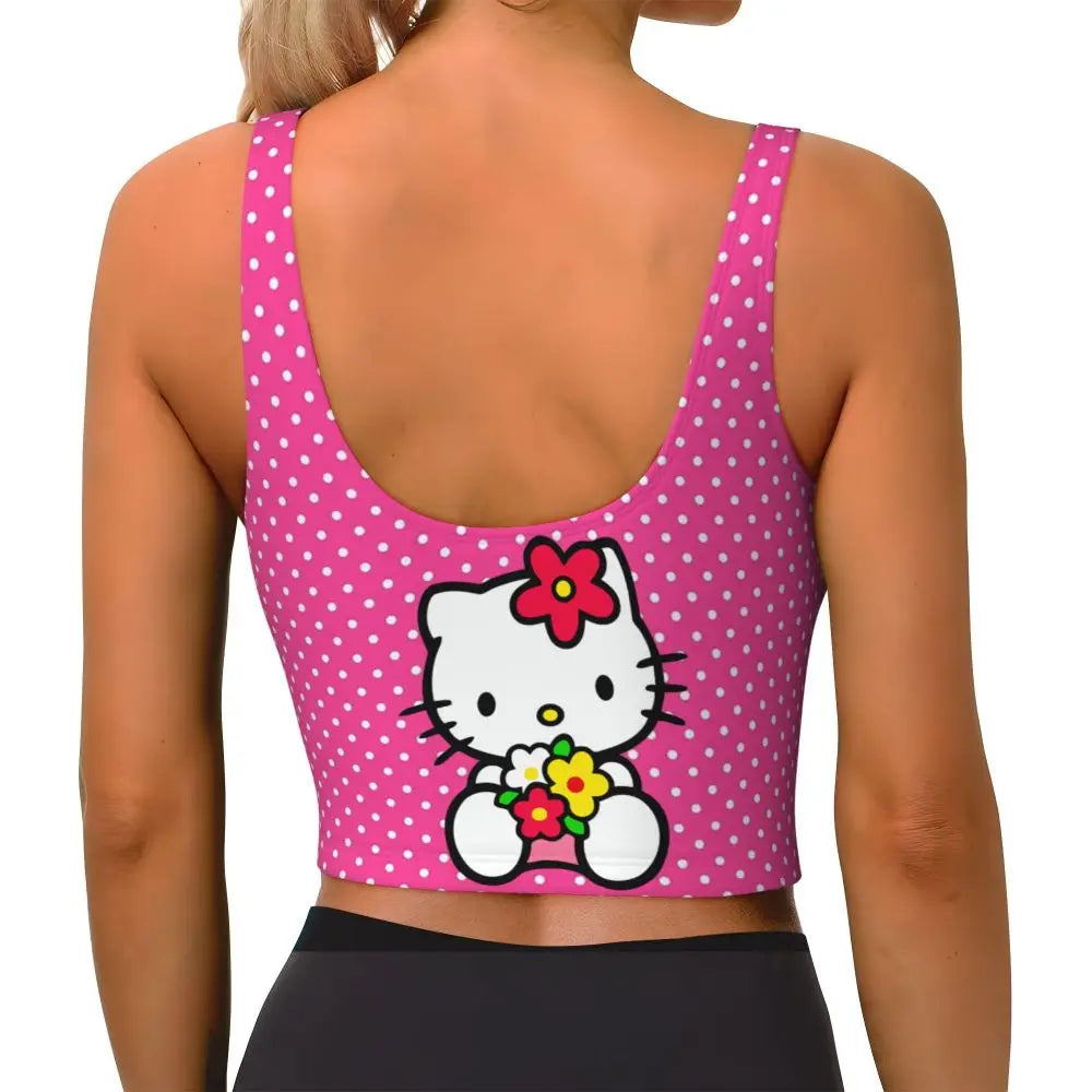 EtherealBe Hello Kitty Sports Bra for Women