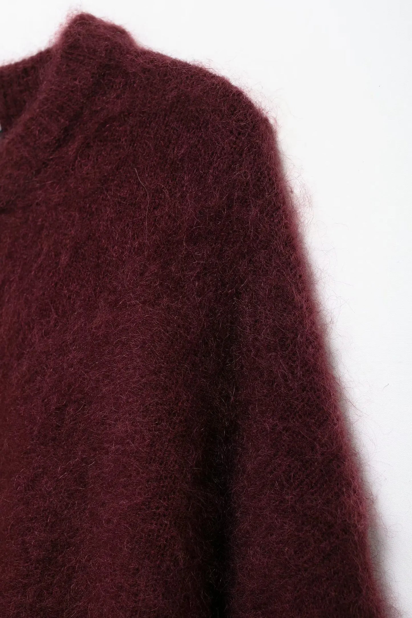 HH Autumn Sweater For Women Fashion Vintage Wine Red Knitted Pullover Long Sleeve O Neck Sweatshirt High Street Knitwear Top