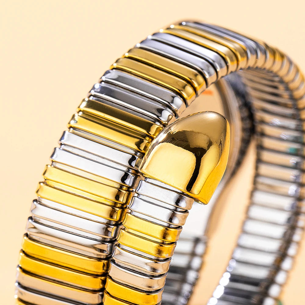 Top Brand MISSFOX Women's Watches New Quartz Snake Shape Simple Ladies Watch Fashion Unique Strap Waterproof Wristwatches