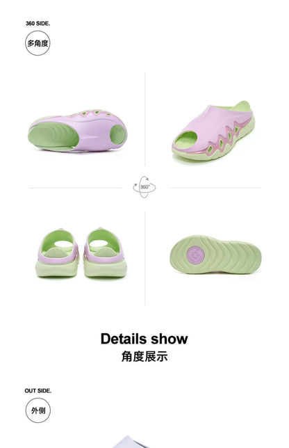 RIGORER Shark 3 Sports Slides: Post - Game Recovery, Summer Outdoor, Anti - Slip Basketball Sandals for Men & Women Z325160508