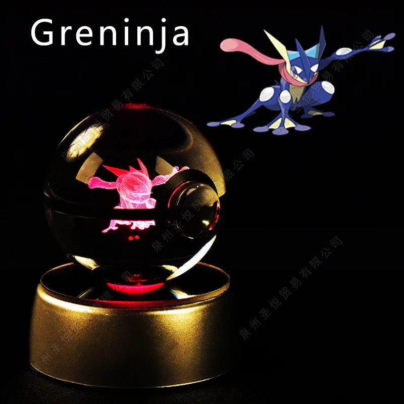 EtherealBe Pokemon 3D Crystal Ball Night Light