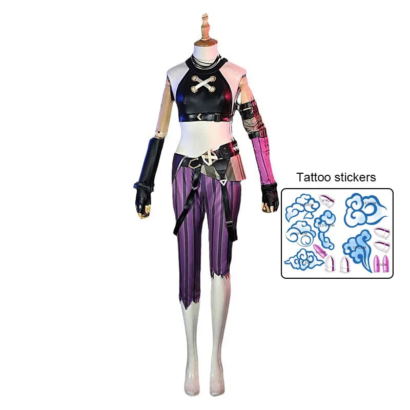 EtherealBe Arcane Jinx Cosplay Costume Set