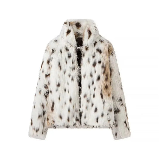 Fashionable Coat Women Winter Jacket Leisure Printed Winter Jackets Women's Clothing Animal Patterns European Ladies Clothes