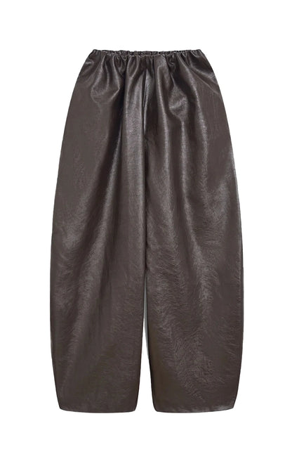 Leather Fashion Jacket Skirt Sets Women Zipper Loose Street Stand Collar Coats Straight Midi Skirts Suits 2025 Autumn Party Chic