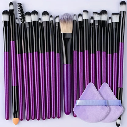 8/22/34Pcs Makeup Brush Set Portable Soft Eyeshadow Brushes Powder Foundation Brush Multipurpose Blending Cosmetic Beauty Tool
