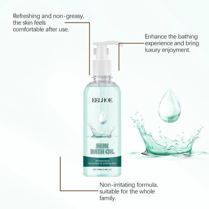 EELHOE Nicotinamide Bath Oil Brightening Skin Repair Dry Skin Remover Smooth Body Cleaning Long Lasting Moisturizing Body Oil
