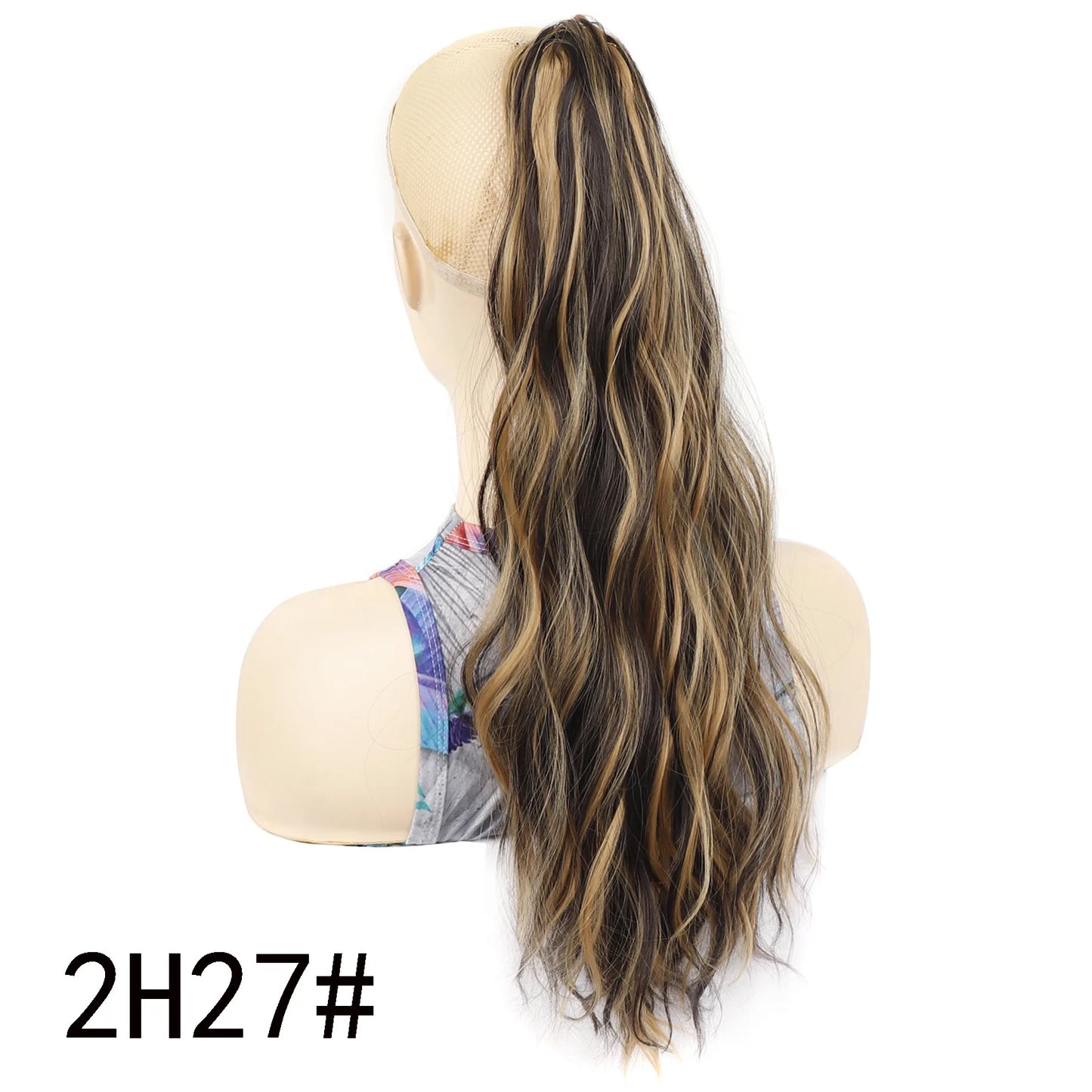 Ponytail Extension Claw Clip Hair Extensions Short Claw Ponytail Wavy Curly Clip In Ponytails Hairpiece for Women Christmas