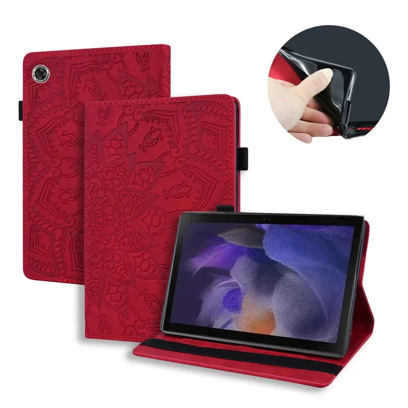 Coque For Samsung Tab A9 Plus 11" Tablet Case Luxury PU Leather Wallet Cover For Galaxy Tab A9+ SM-X210 SM-X215 SM-X216B Funda