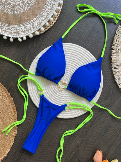 2026 Micro Bikinis Push Up Women Swimsuits Sexy Swimwear Brazilian Bikini Set Thong Biquini Print Swimsuit Summer Beachwear