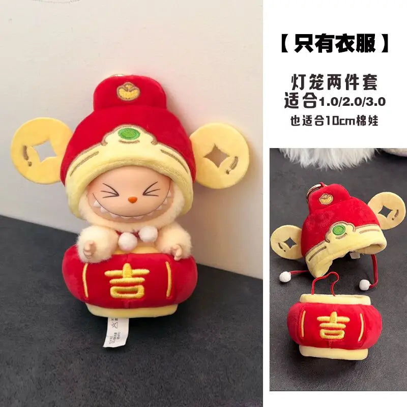 For Labubu Clothes Wacky Mart  Friend Shrimp Handmade Clothing Anime Peripheral Customization Accessories Labubu V1 V3