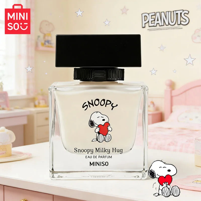 MINISO & SNOOPY Women Perfume Original Luxury Floral Fragrance For Woman Spray 50ML Girl Birthday Present Children Gift