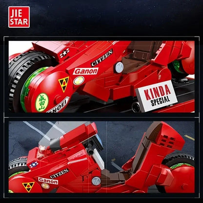 241pcs Motorcycle Building Blocks Toy, Vehicle Model Ornaments, Miniature DIY Building Blocks, Christmas Gift For Boys And Girls