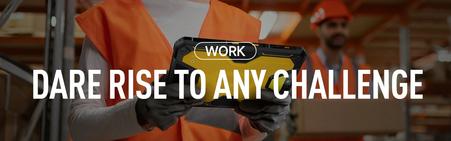 Ulefone Armor Pad 2 Rugged Tablet, 11" 2K, 18600 mAh ,IP68/IP69K Android 13 NFC GPS 4G Tablet Up to16GB +256GB LED Camping light